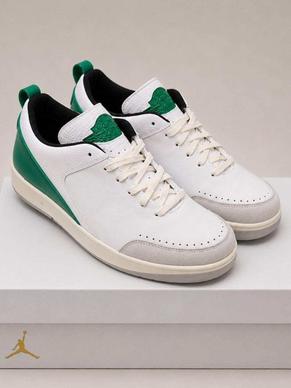 Jordan 2Retro Low Nina Chanel Abney Malachite WhiteGreen DQ0560-160 Mens9/ W10.5